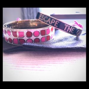 Two Kate Spade bangles